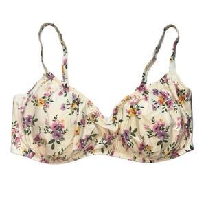 New Shade & Shore Floral Bikini Top 38 DD